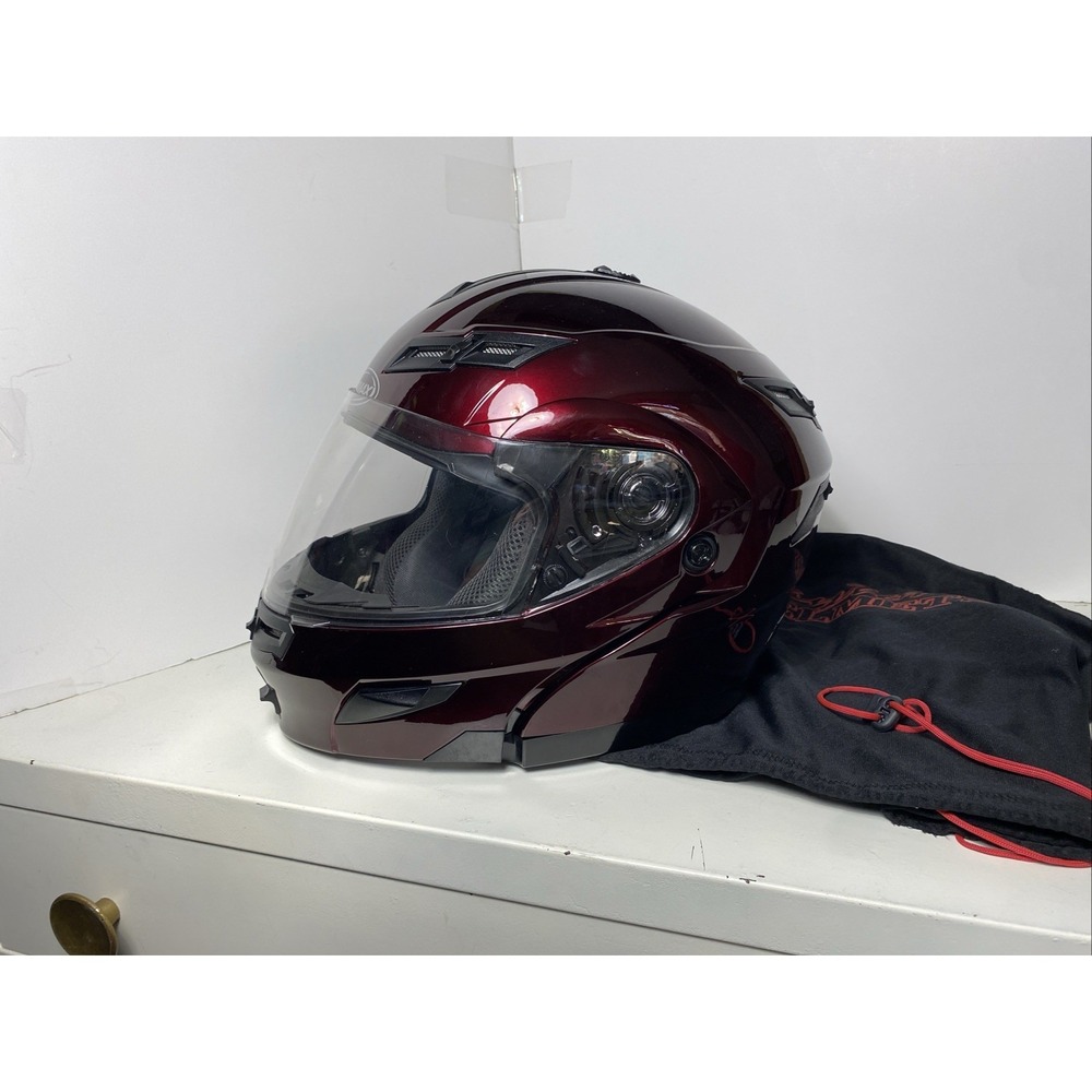 G-Max G104105 MD04 Solid Helmet Large Great Condition Has One Tiny Spot Pictured